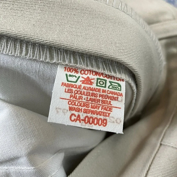 Vintage 90s Lee Deadstock Tan Pleated Front High Rise Shorts - Picture 7 of 8